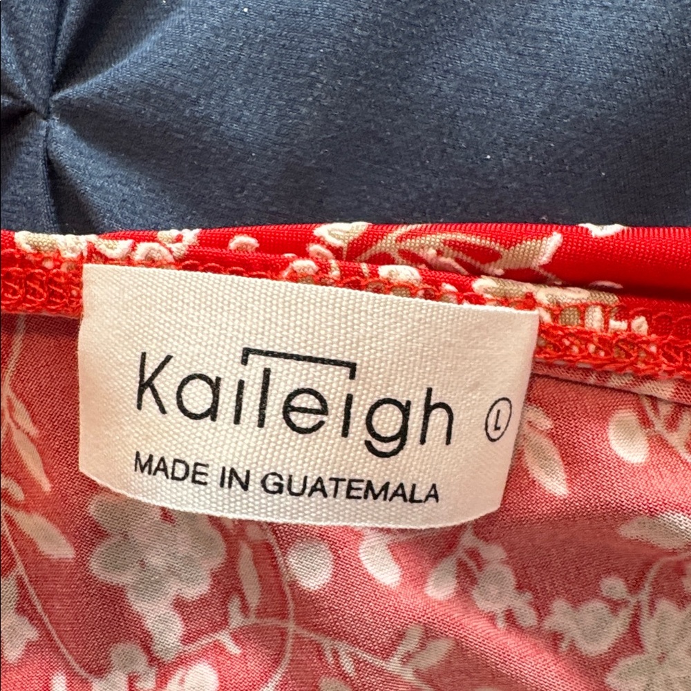 Kaileigh Red Floral Jumpsuit - Picture 3 of 6